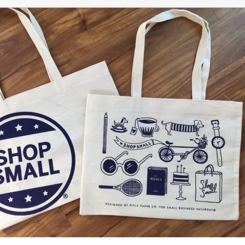 2 | Rifle Paper Co. Shop Small Canvas Totes